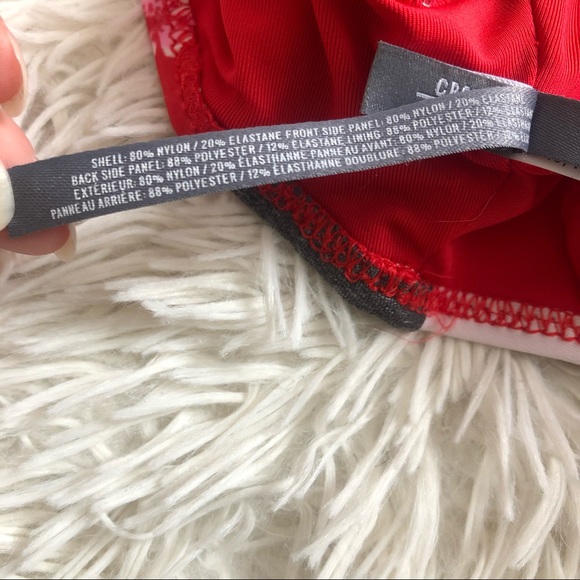 Aerie Floral Crop High Neck Bathing Suit Top NWOT - Picture 7 of 9